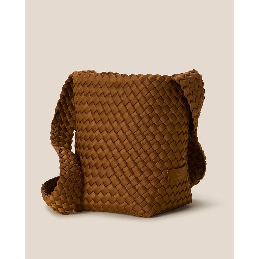 NEW NAGHEDI women's laguna crossbody bag in teak - Picture 2 of 5